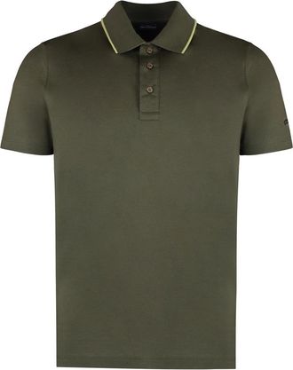 Paul & Shark Katoenen polo shirt met korte mouwen - Heren - Polos - Groen - 6XL - Katoen - Tops