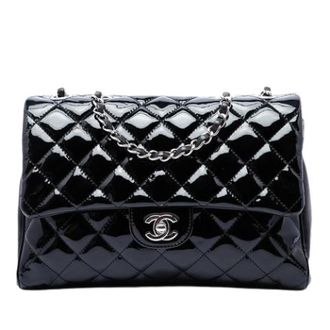 Chanel Pre-owned Vintage Flap Bag - Dames - Pre-owned - Zwart - Maat: ONE Size Leer