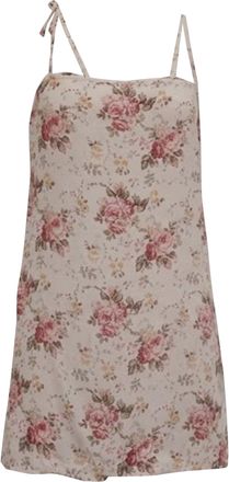 Reformation Floral-Print Mini Dress in Multicolor Viscose