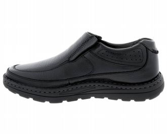 Drew Mens Bexley Ii Slip On Shoes In Black Leather