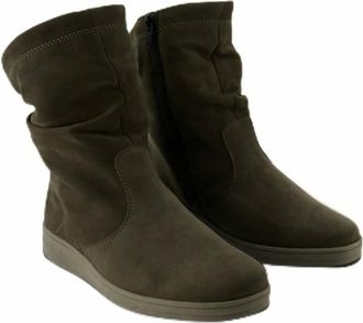 Semler Enkellaars - Dames - Schoenen - Groen - Maat: 42 EU Zijde