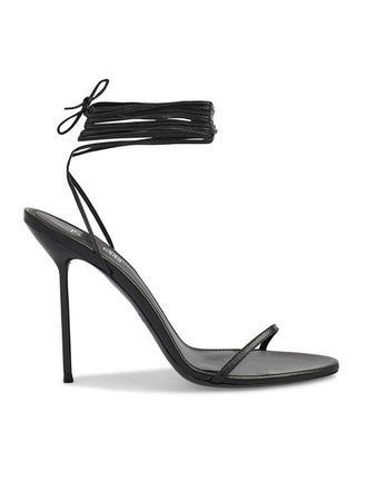 PARIS TEXAS Lidia Lace up Sandal Nero