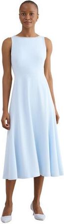 Hobbs London Beatrix Embellished Midi Dress in Pale Blue at Nordstrom, Size 16