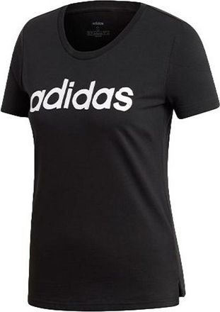 adidas (WMNS) adidas Brush Effect Logo Graphic T-Shirt Asia Sizing Black White EI4569