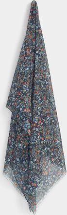 Fraas Womens Small flower lightweight scarf