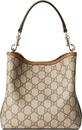 Gucci (WMNS) Gucci GG Emblem Mini Bucket Bag Monogram Canvas 815118-FAD6L-9758