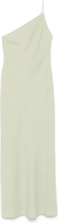 Staud Elegante Elodie Jurk - Dames - Maxi kleedjes - Groen - S - Katoen - Kleedjes