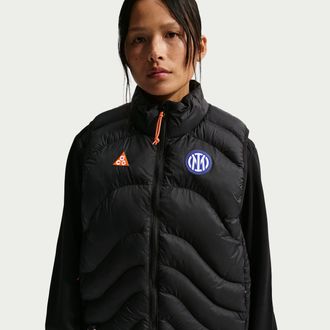 Nike Womens Inter Milan Lava Flow SE Nike ACG Therma-FIT ADV Soccer Vest in Black | IB3841-010