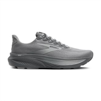 Brooks Mens Ghost 17 Shoe In Primer Grey/oyster Mushroom