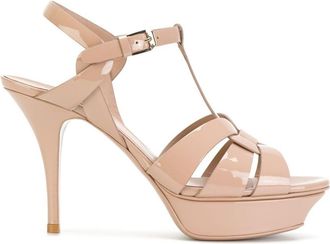 Saint Laurent Pink Pink Tribute Leather Heels