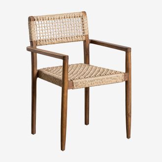 Sklum Sklum - Silla De Comedor En Madera De Teca Orebro