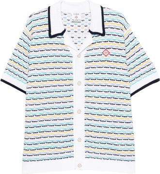 Casablanca Patterned Button-up Shirt
