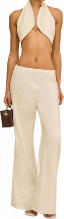 Cult Gaia Kora Pant In Off White