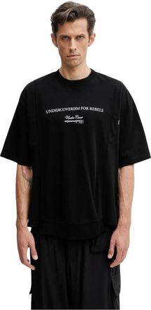 Undercover Tops, Heren, Zwart, M, Katoen, Undercoverism for Rebels T-shirt