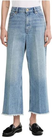 Michael Kors Straight Jeans - Dames - Cropped Jeans - Blauw - XS - Katoen - Jeans