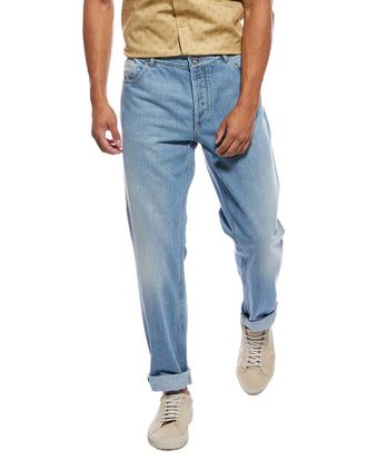 Brunello Cucinelli Straight Light Wash Jean