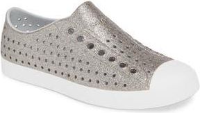 Native Jefferson Glitter Water Friendly Sneaker in Mtlblng/shlwht at Nordstrom Rack, Size 11