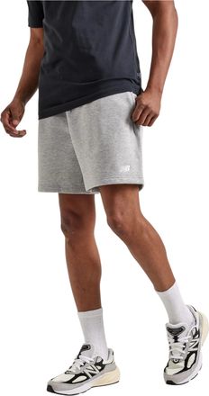 New Balance Sport Essentials Fleece Shorts in Athletic Grey Men