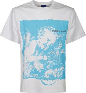 Awake NY Cherub Cities T-shirt - men - Cotton - S - White