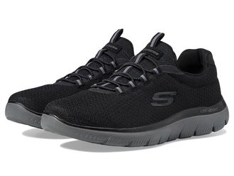 Skechers Summits Mens Shoes Black/Charcoal : 8 EE - Wide
