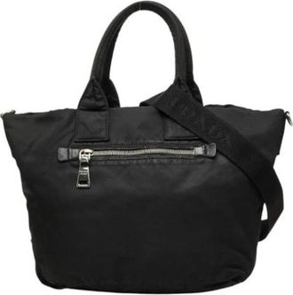 Prada Pre-owned Vintage Nylon Tote Bag - unisex - Vintage Shopper - Zwart - ONE Size - Nylon - Vintage