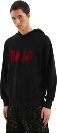 1989 STUDIO Zwarte Hoodie Sweater - Heren - Hoodies - Zwart - M - Hoodies & sweatvesten