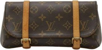 Louis Vuitton Pre-owned Belt Bags, female, Brown, Size: ONE SIZE Pre-owned Canvas Belt Bag
