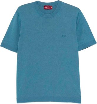 Gucci Short Sleeve Crew-Neck Sweater