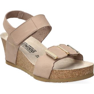 Mephisto Leonore Ankle Strap Sandal in Taupe at Nordstrom, Size 10
