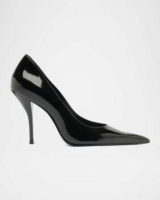 Schutz 95mm Miranda Patent Leather Pumps