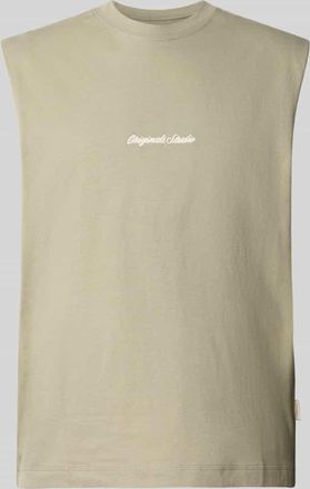 Jack & Jones Jack & Jones T-Shirt mit Stitching in Taupe, Gr&ouml;&szlig;e XXL