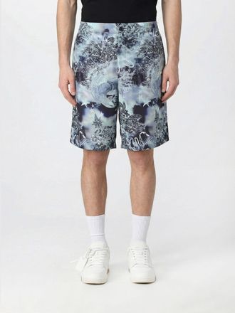 Off-white Pantaloncini in viscosa stampato