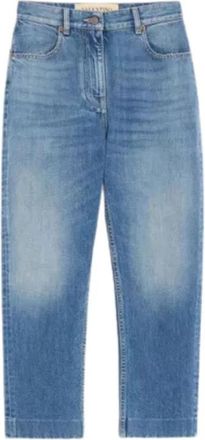 Valentino Garavani Pantalone Denim - Dames - Regular Fit Jeans - Blauw - W29 - Denim - Jeans