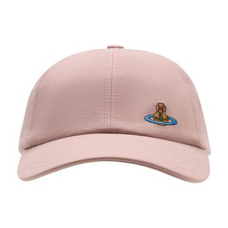 Vivienne Westwood Womens 81020019-W01hc-G401 Cotton Baseball Cap Pink