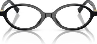 Miu Miu 0mu 01xv Oval Frame Sunglasses