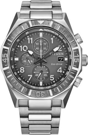 Citizen Nighthawk Gray Dial Stainless Steel Bracelet CA0890-54H