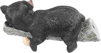 OEM Preciosa Figura De Oso Negro De Resina, Ideal Para Decorar Jardines Y Patios, 509 Gramos