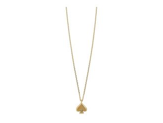 Kate Spade New York Everyday Spade Metal Mini Pendant Womens Necklace Gold, Brass
