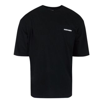 Dsquared2 T-shirt Met Opvallend Logo Op De Achterkant, Zwart