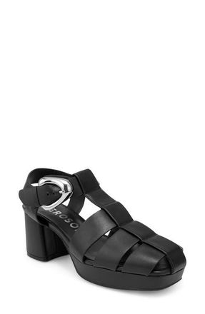 Aerosoles Soave Block Heel Sandal in Black at Nordstrom, Size 8.5
