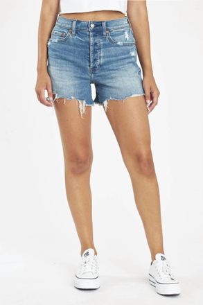Daze Bottom Line High Rise Vintage Short In Wishes