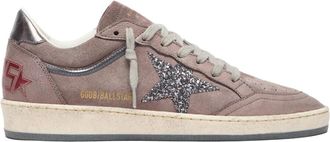 Golden Goose Ball Star sneakers met glitter - Paars