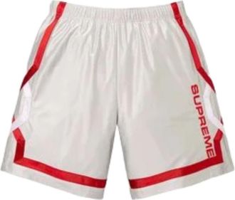 SUPREME SS26 Chain Link Basketball Short White SUP-SS26-364-WHT