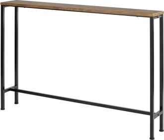 SoBuy Mesa De Entrada Recibidor Mesa De Consola Mdf Y Hierro 120 X 80 X 20 Cm Fsb19-xl-n Sobuy Es