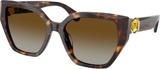 Swarovski Sk 6044U Zonnebrillen - Dames - Zonnebrillen - Bruin - 56 MM - Accessoires