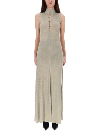 Self Portrait Gold Lurex Dress