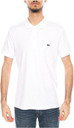 Lacoste Basic Logo Polo - Heren - Polos - Wit - XL - Katoen - Tops