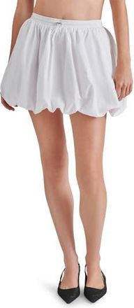 Steve Madden Savona Cotton Drawcord Bubble Hem Miniskirt in White at Nordstrom Rack, Size X-Small