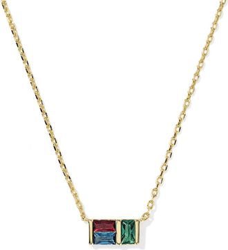Kendra Scott Womens Jamie Short Pendant Necklace In Gold