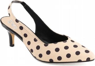 Andrea Womens Sling-Back Heeled Pumps In Pink